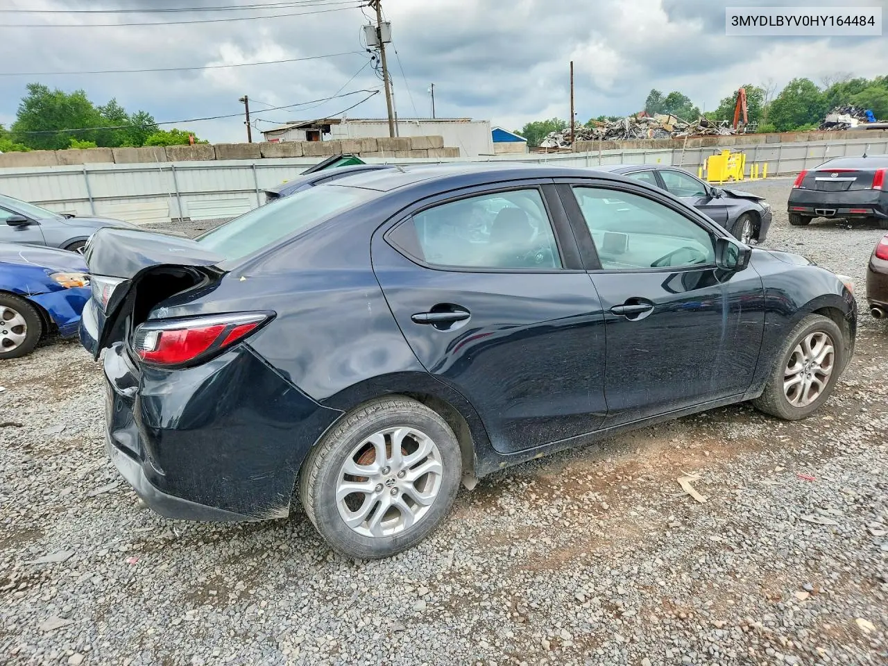 2017 Toyota Yaris Ia Base VIN: 3MYDLBYV0HY164484 Lot: 58551916