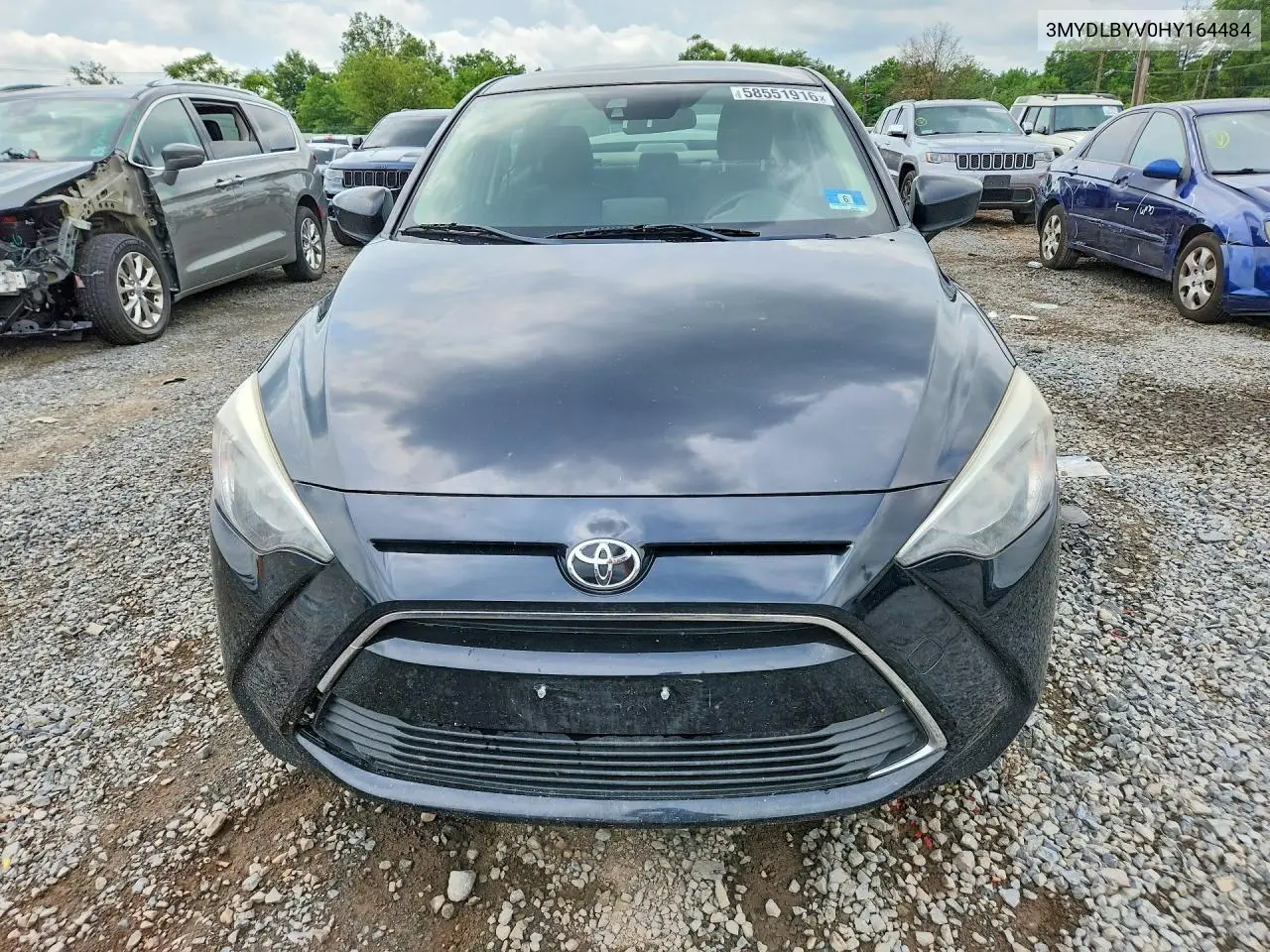 2017 Toyota Yaris Ia Base VIN: 3MYDLBYV0HY164484 Lot: 58551916