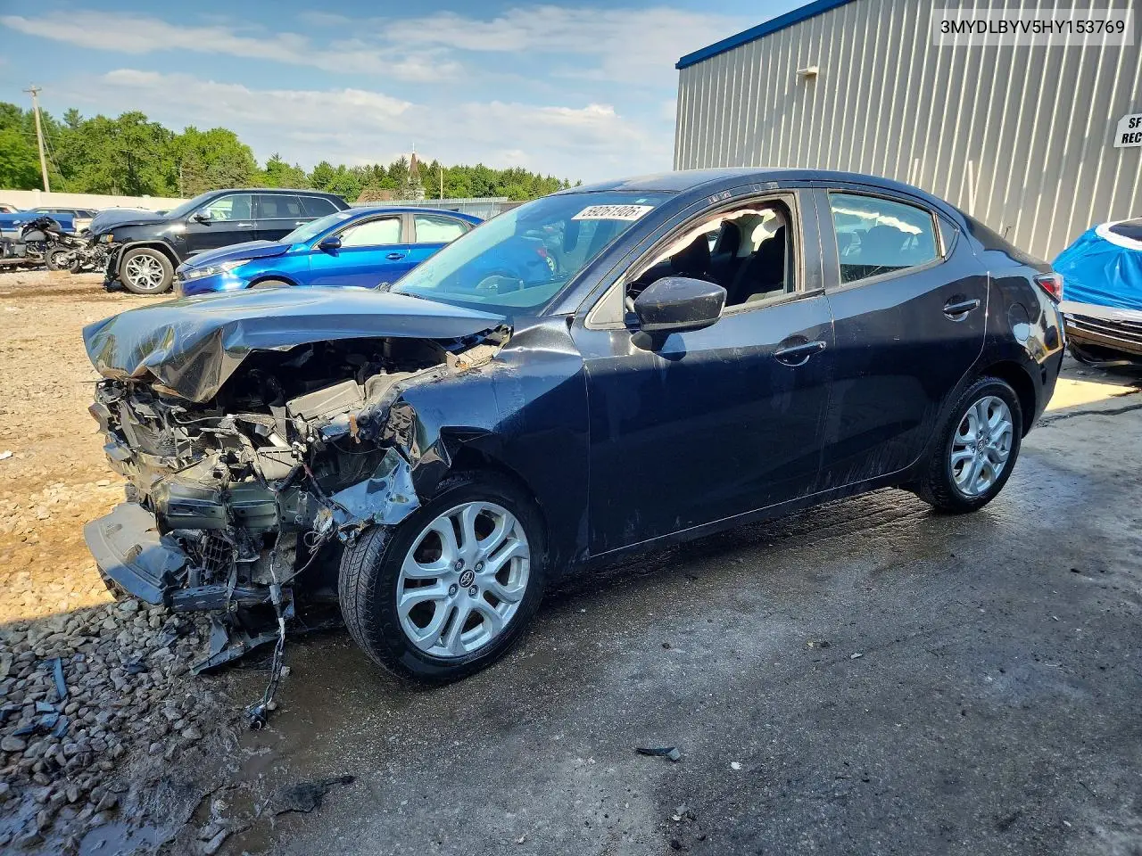 2017 Toyota Yaris Ia Base VIN: 3MYDLBYV5HY153769 Lot: 59261906