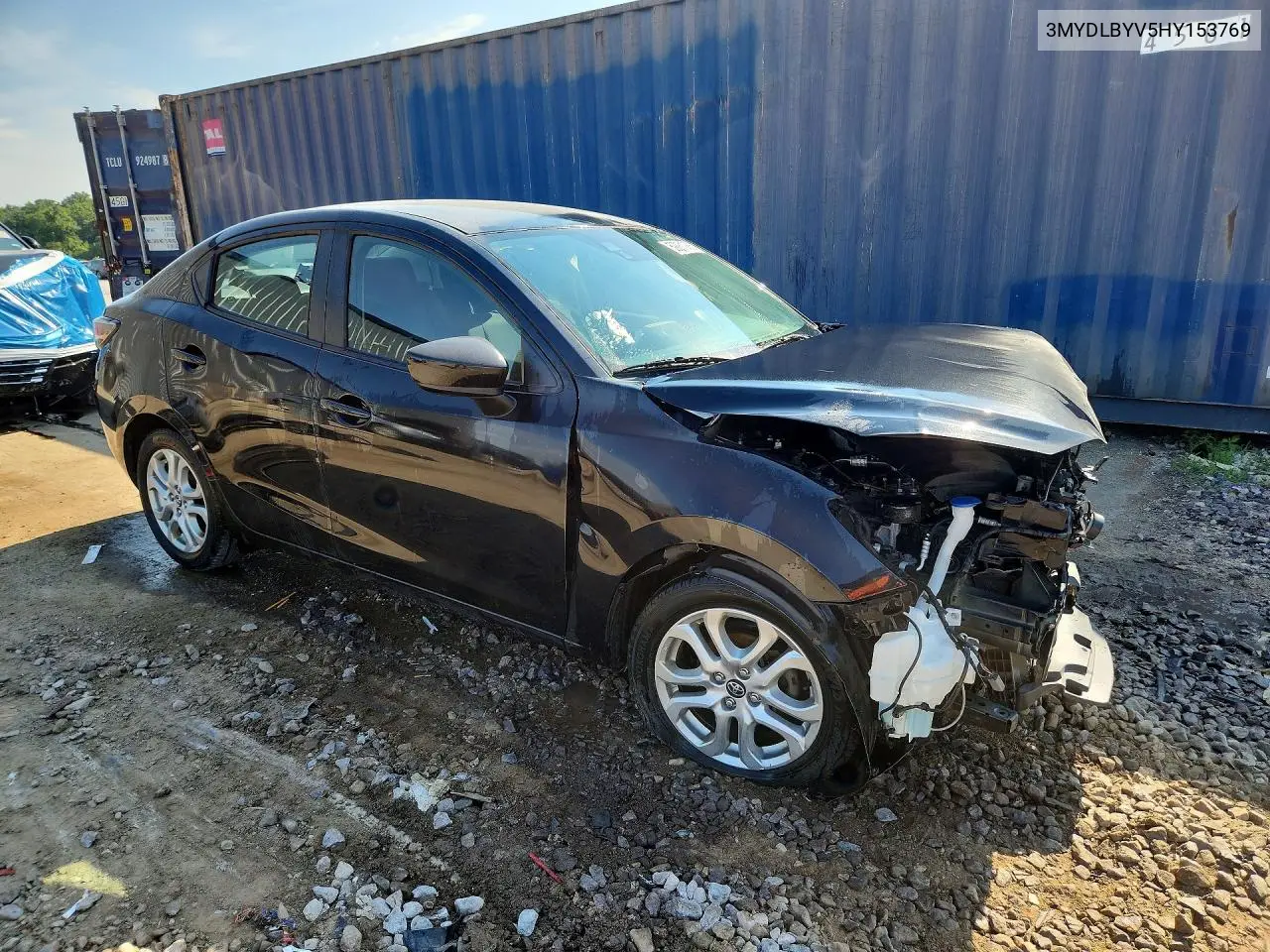 2017 Toyota Yaris Ia Base VIN: 3MYDLBYV5HY153769 Lot: 59261906