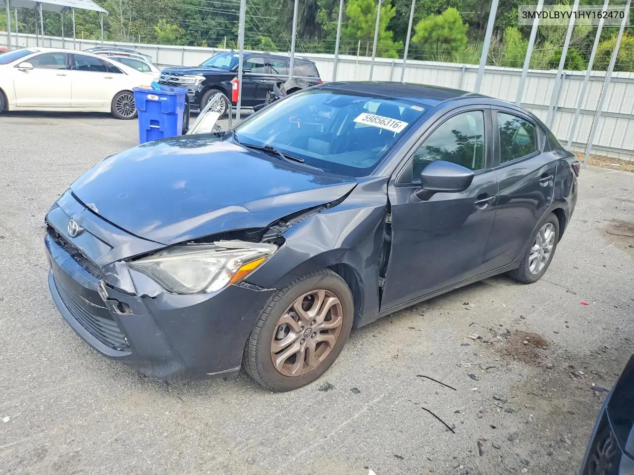 2017 Toyota Yaris Ia Base VIN: 3MYDLBYV1HY162470 Lot: 59856316