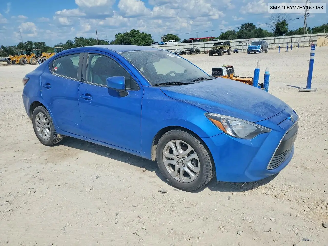 2017 Toyota Yaris Ia Base VIN: 3MYDLBYV7HY157953 Lot: 59964426