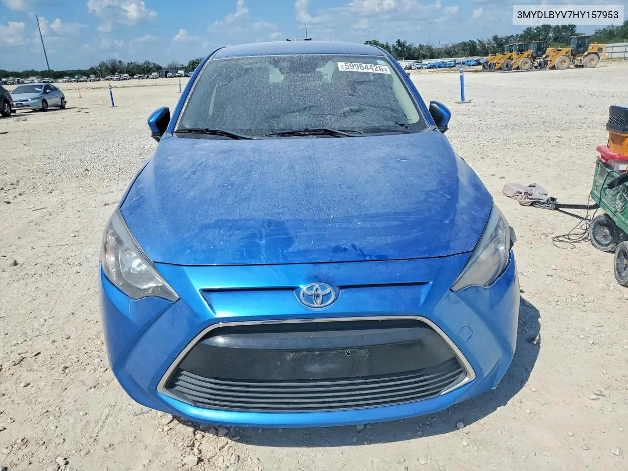 2017 Toyota Yaris Ia Base VIN: 3MYDLBYV7HY157953 Lot: 59964426