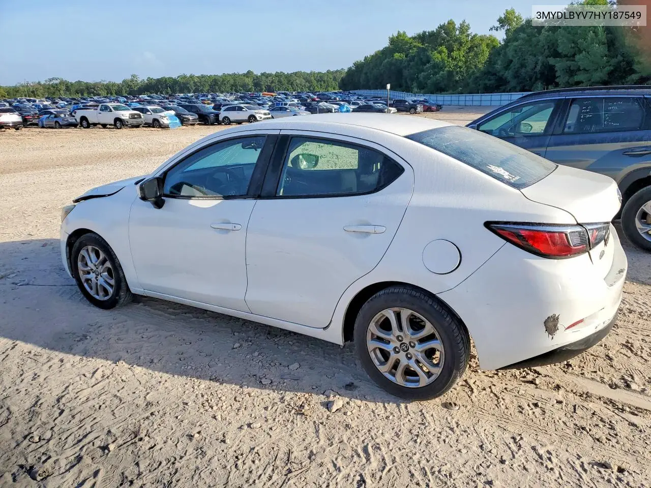 2017 Toyota Yaris VIN: 3MYDLBYV7HY187549 Lot: 60260056