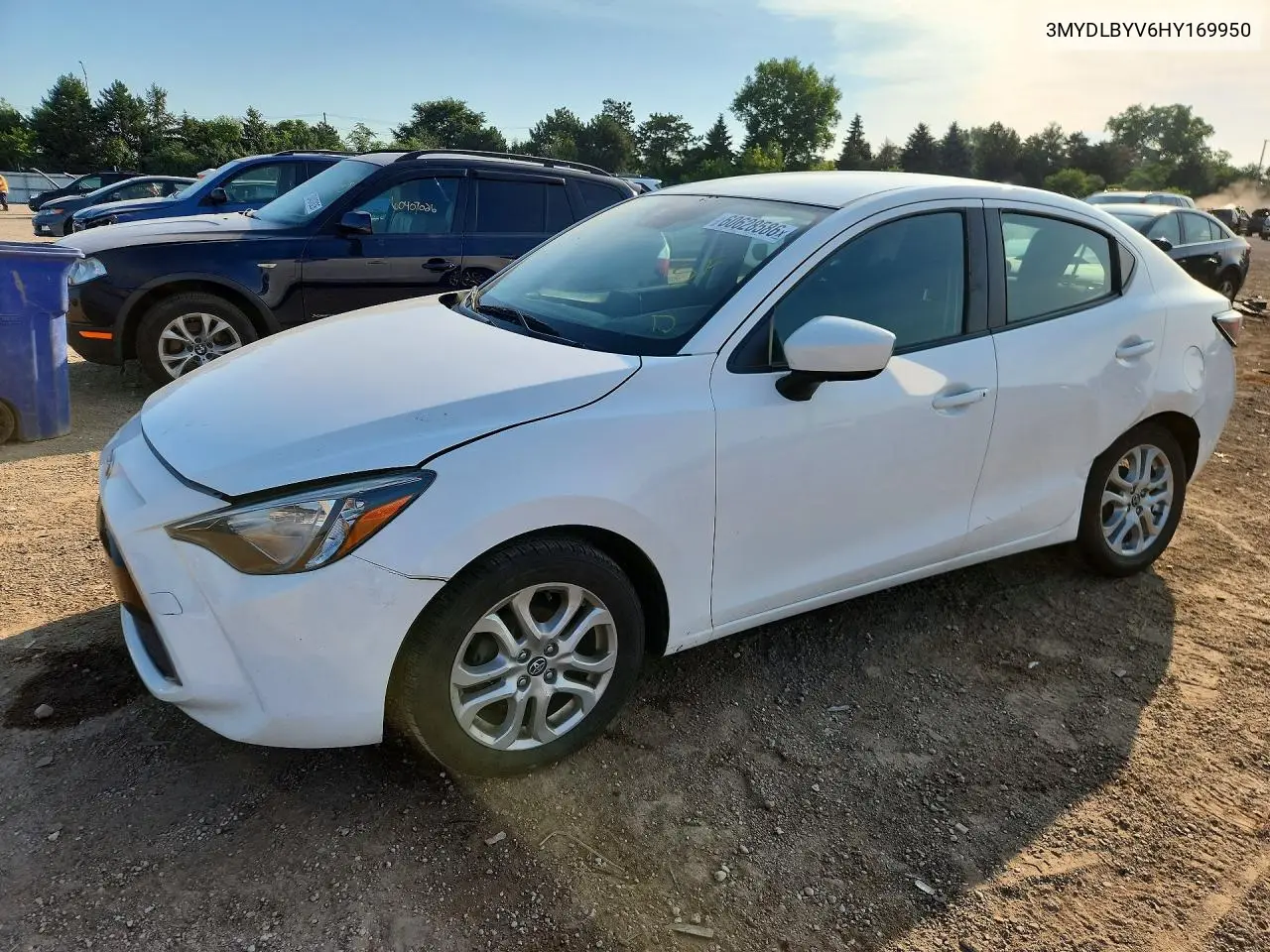 2017 Toyota Yaris Ia Base VIN: 3MYDLBYV6HY169950 Lot: 60628586