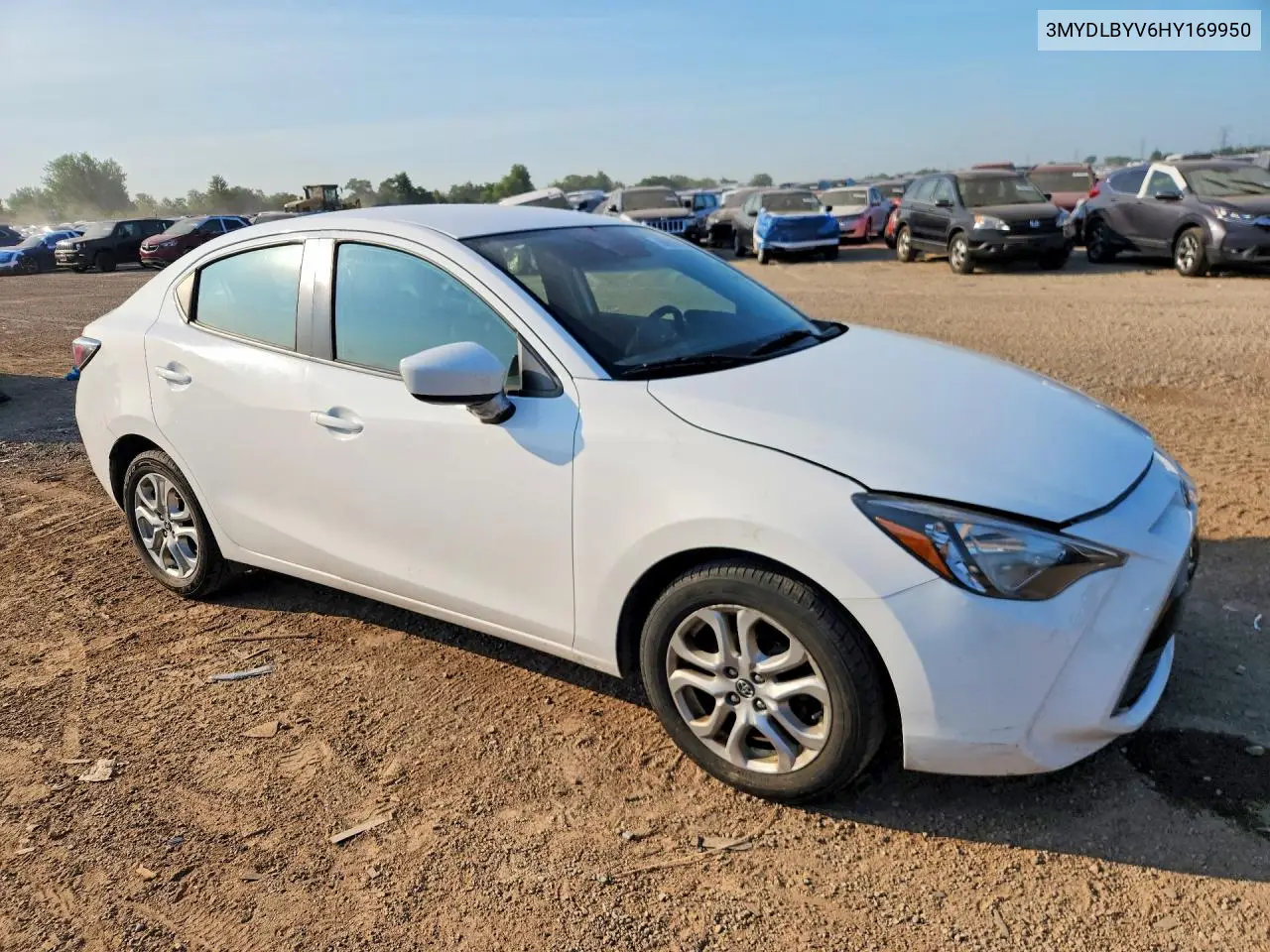 2017 Toyota Yaris Ia Base VIN: 3MYDLBYV6HY169950 Lot: 60628586