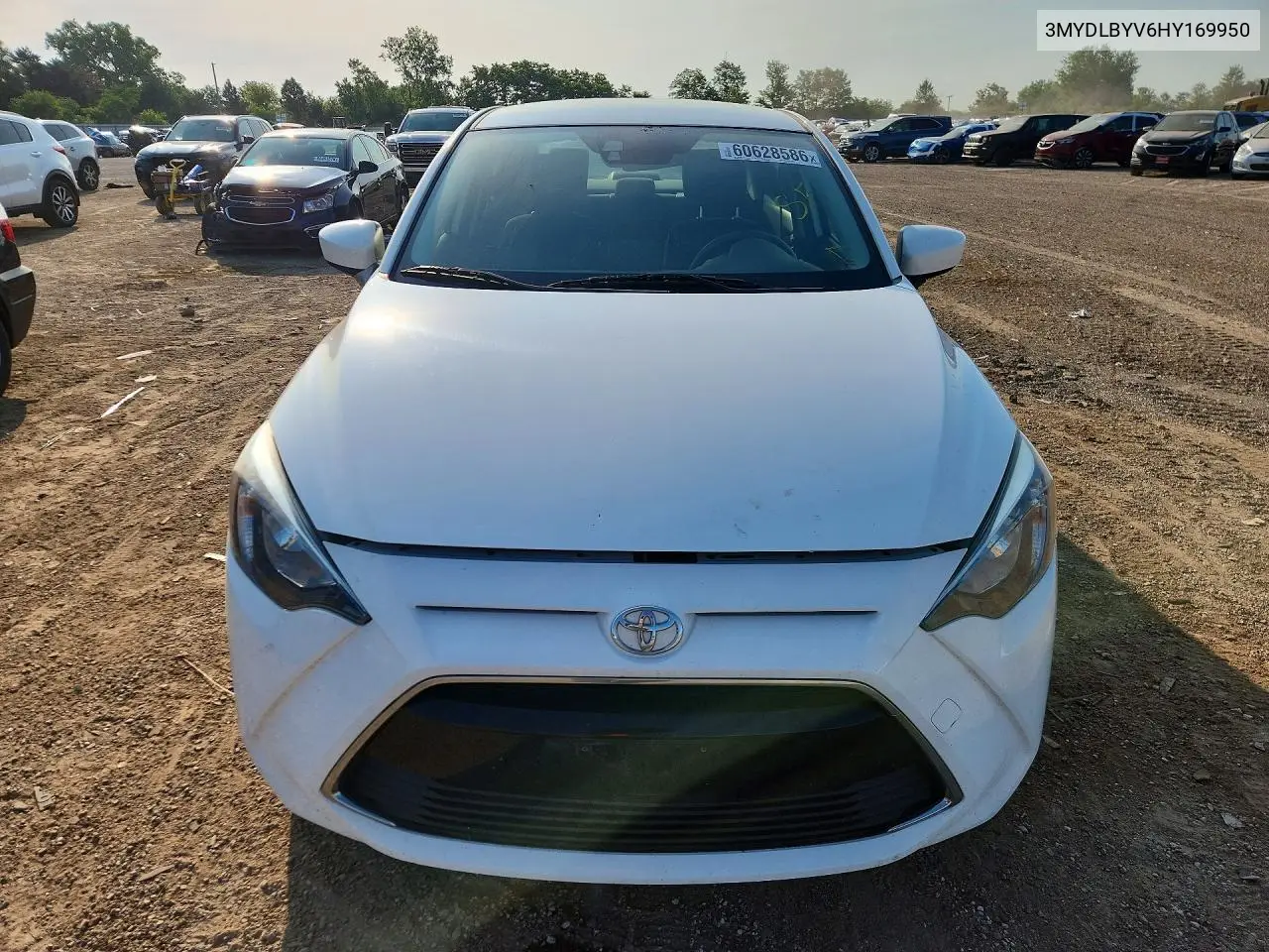 2017 Toyota Yaris Ia Base VIN: 3MYDLBYV6HY169950 Lot: 60628586
