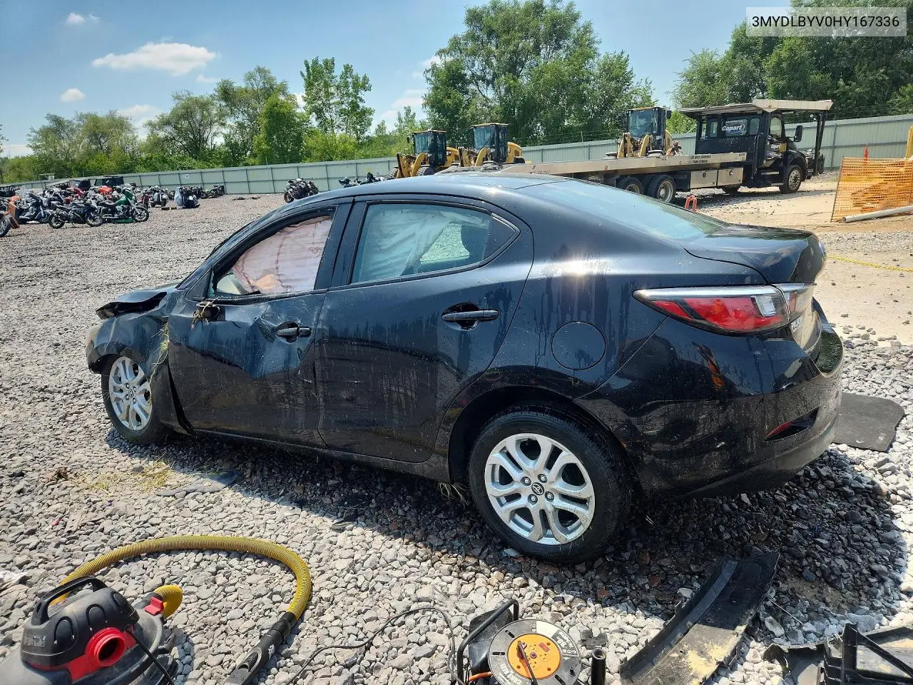 2017 Toyota Yaris Ia Base VIN: 3MYDLBYV0HY167336 Lot: 60697796
