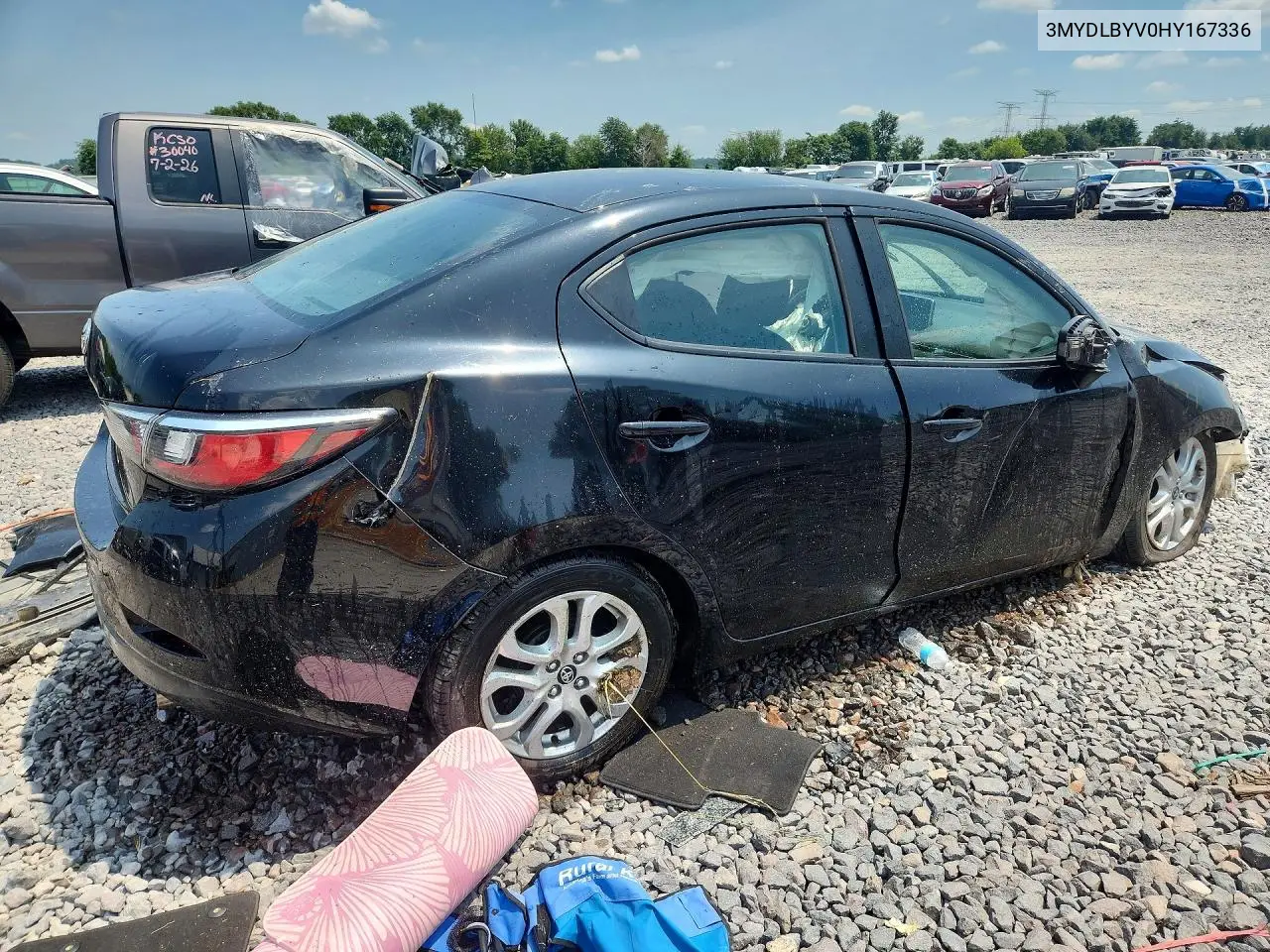 2017 Toyota Yaris Ia Base VIN: 3MYDLBYV0HY167336 Lot: 60697796