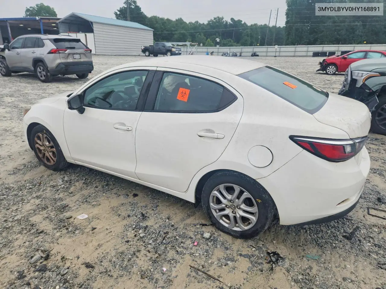 2017 Toyota Yaris Ia Base VIN: 3MYDLBYV0HY168891 Lot: 60766236