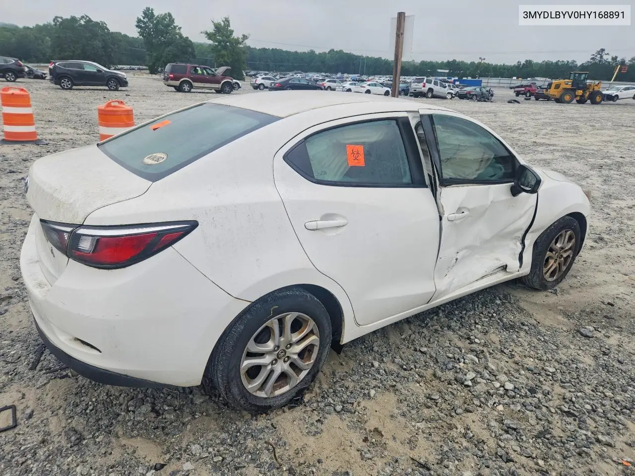 2017 Toyota Yaris Ia Base VIN: 3MYDLBYV0HY168891 Lot: 60766236