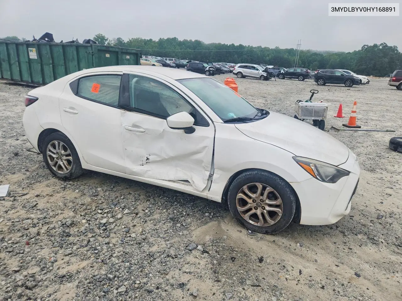 2017 Toyota Yaris Ia Base VIN: 3MYDLBYV0HY168891 Lot: 60766236