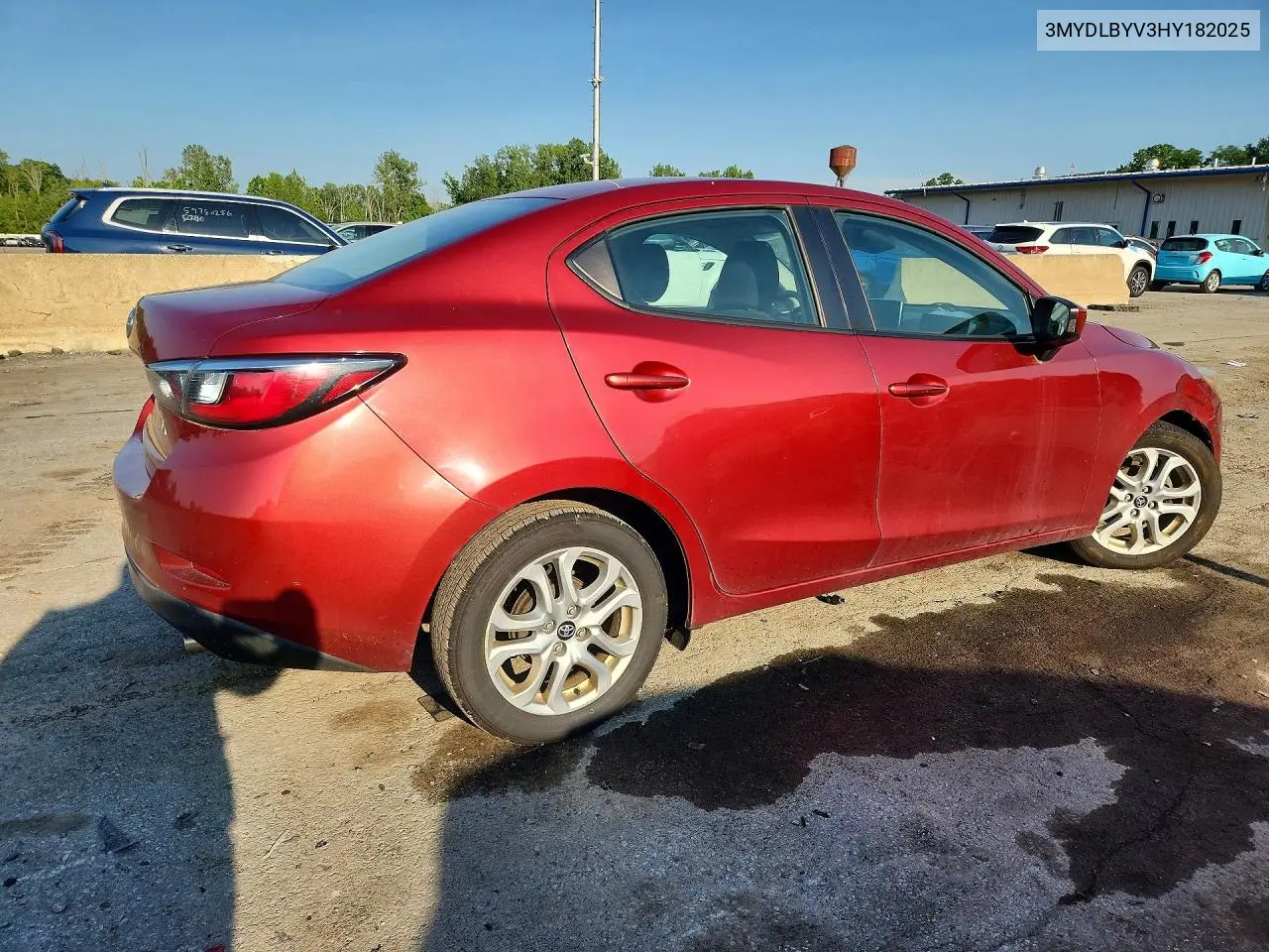 2017 Toyota Yaris Ia Base VIN: 3MYDLBYV3HY182025 Lot: 60977956