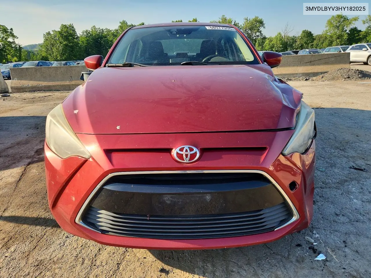 2017 Toyota Yaris Ia Base VIN: 3MYDLBYV3HY182025 Lot: 60977956