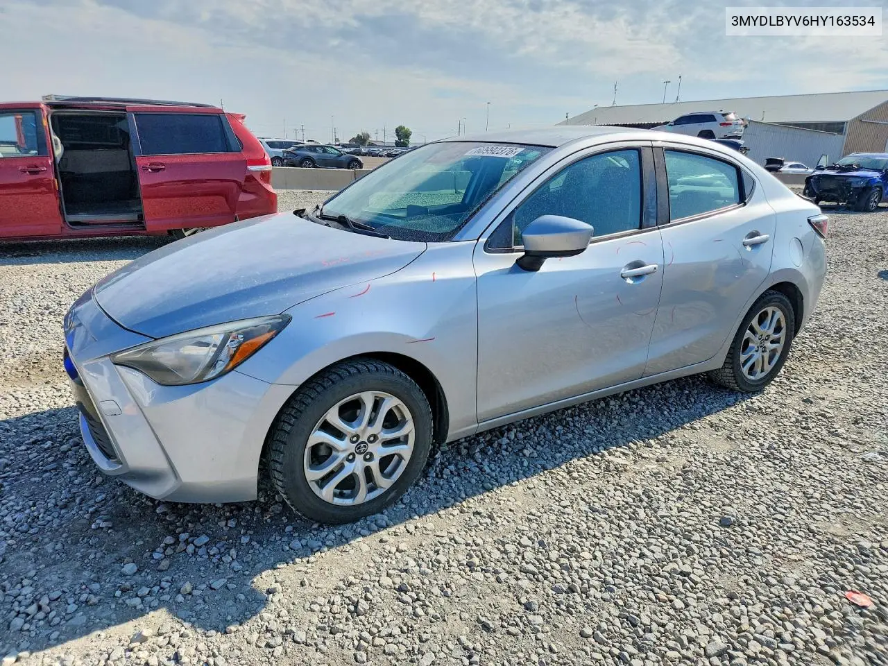 2017 Toyota Yaris Ia Base VIN: 3MYDLBYV6HY163534 Lot: 60992376