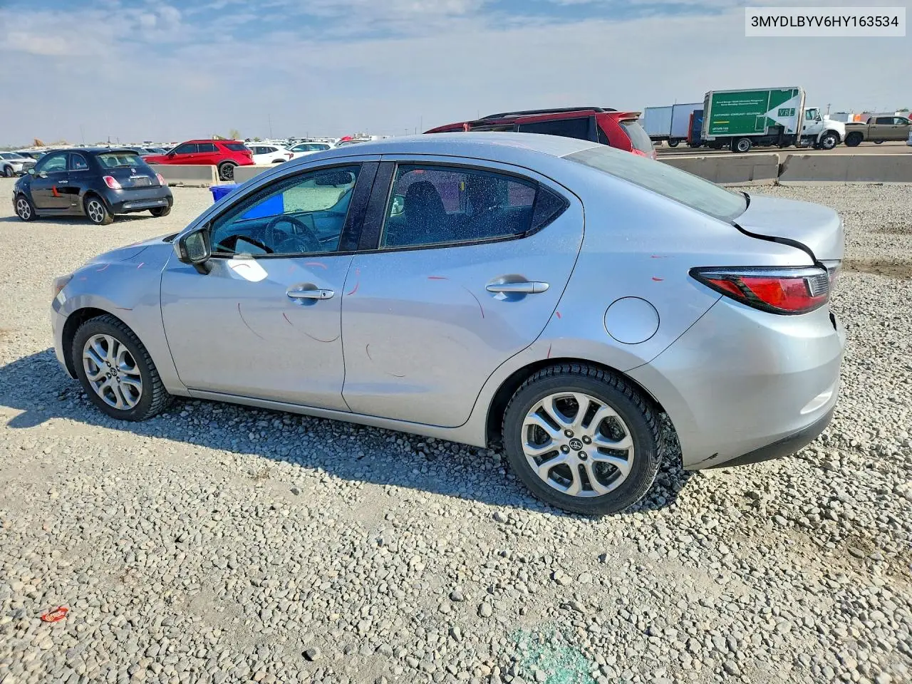 2017 Toyota Yaris Ia Base VIN: 3MYDLBYV6HY163534 Lot: 60992376