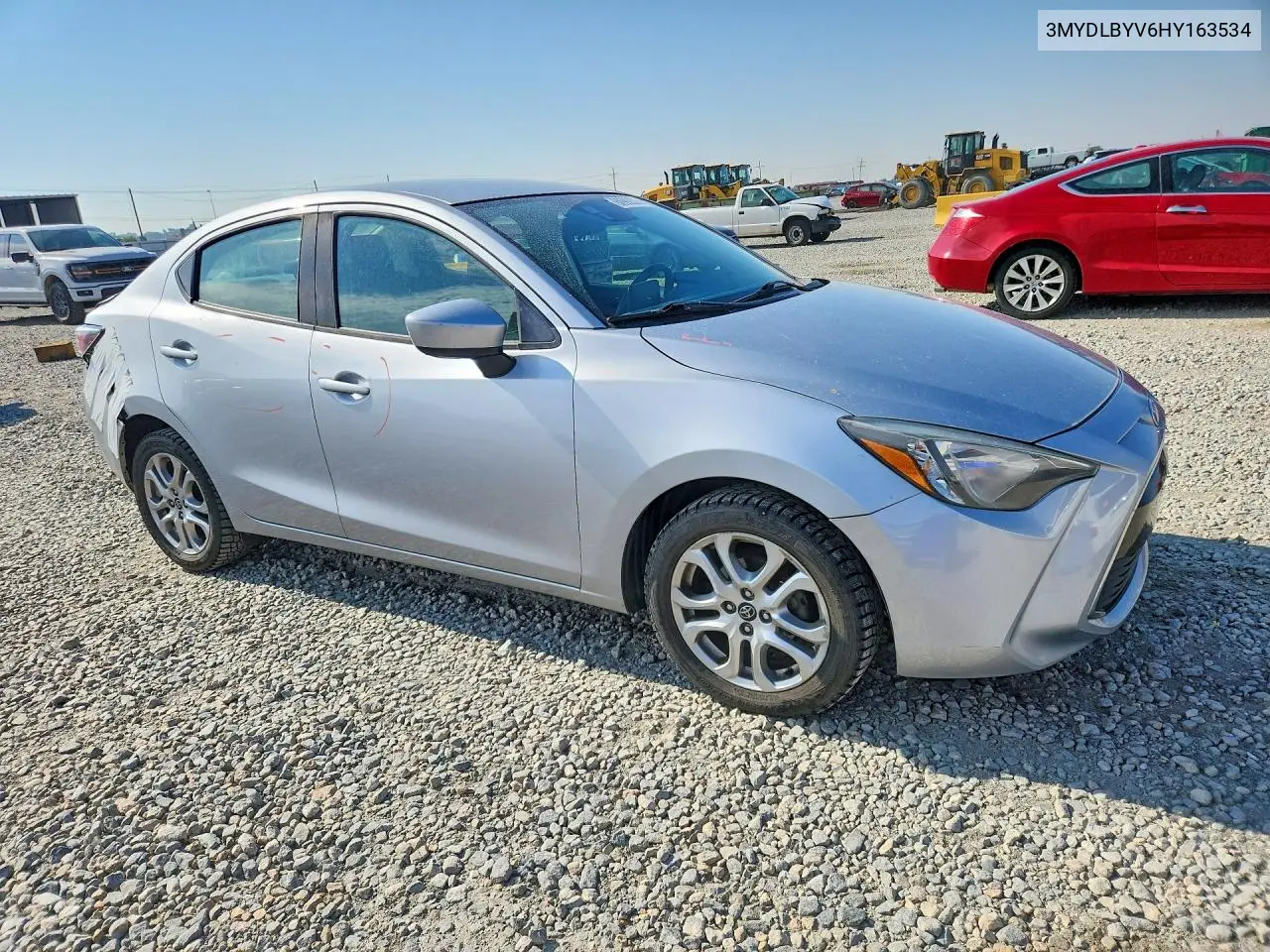 2017 Toyota Yaris Ia Base VIN: 3MYDLBYV6HY163534 Lot: 60992376