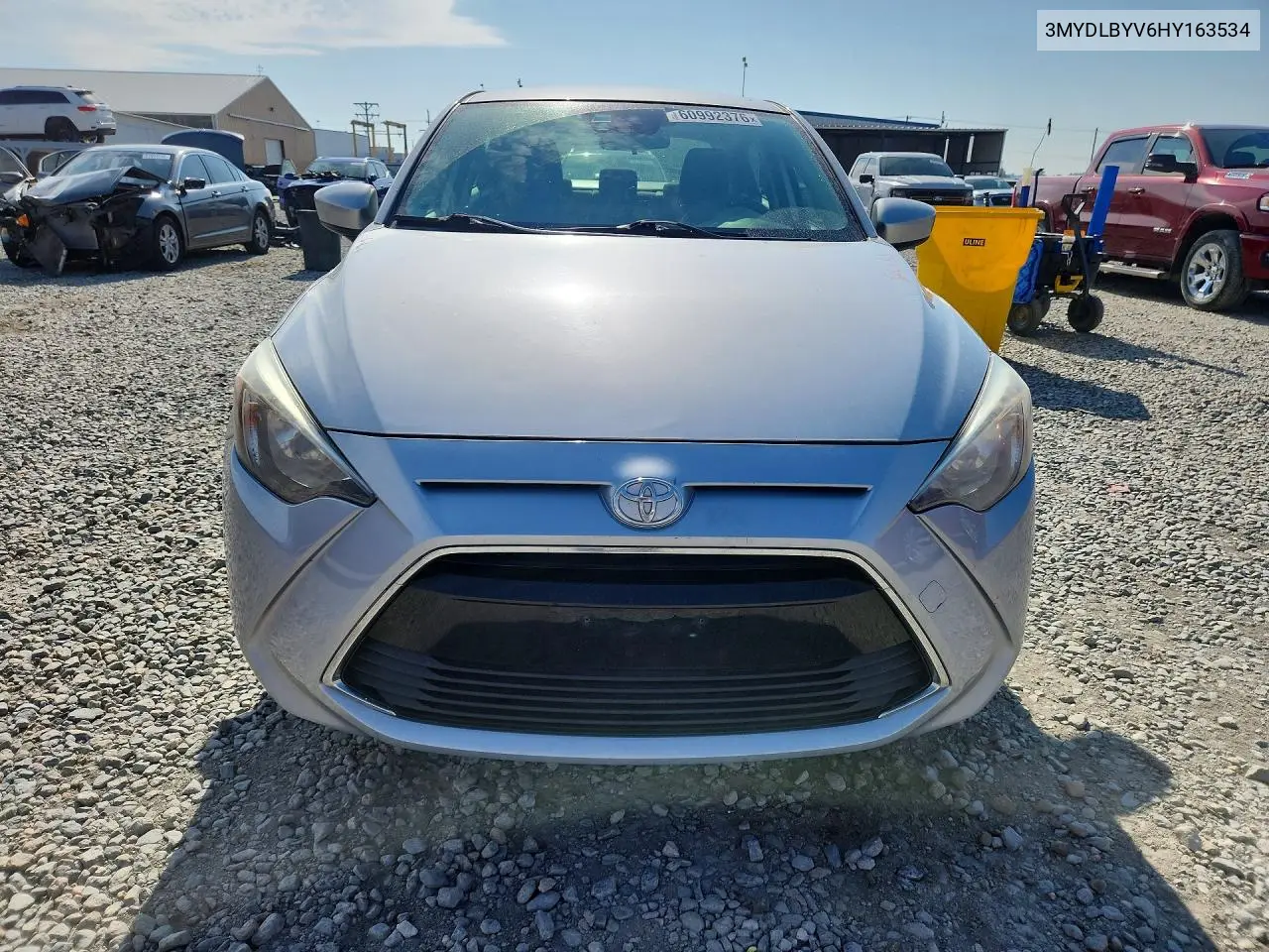 2017 Toyota Yaris Ia Base VIN: 3MYDLBYV6HY163534 Lot: 60992376
