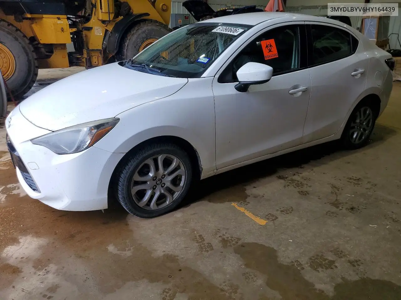 2017 Toyota Yaris Ia Base VIN: 3MYDLBYV6HY164439 Lot: 61090606