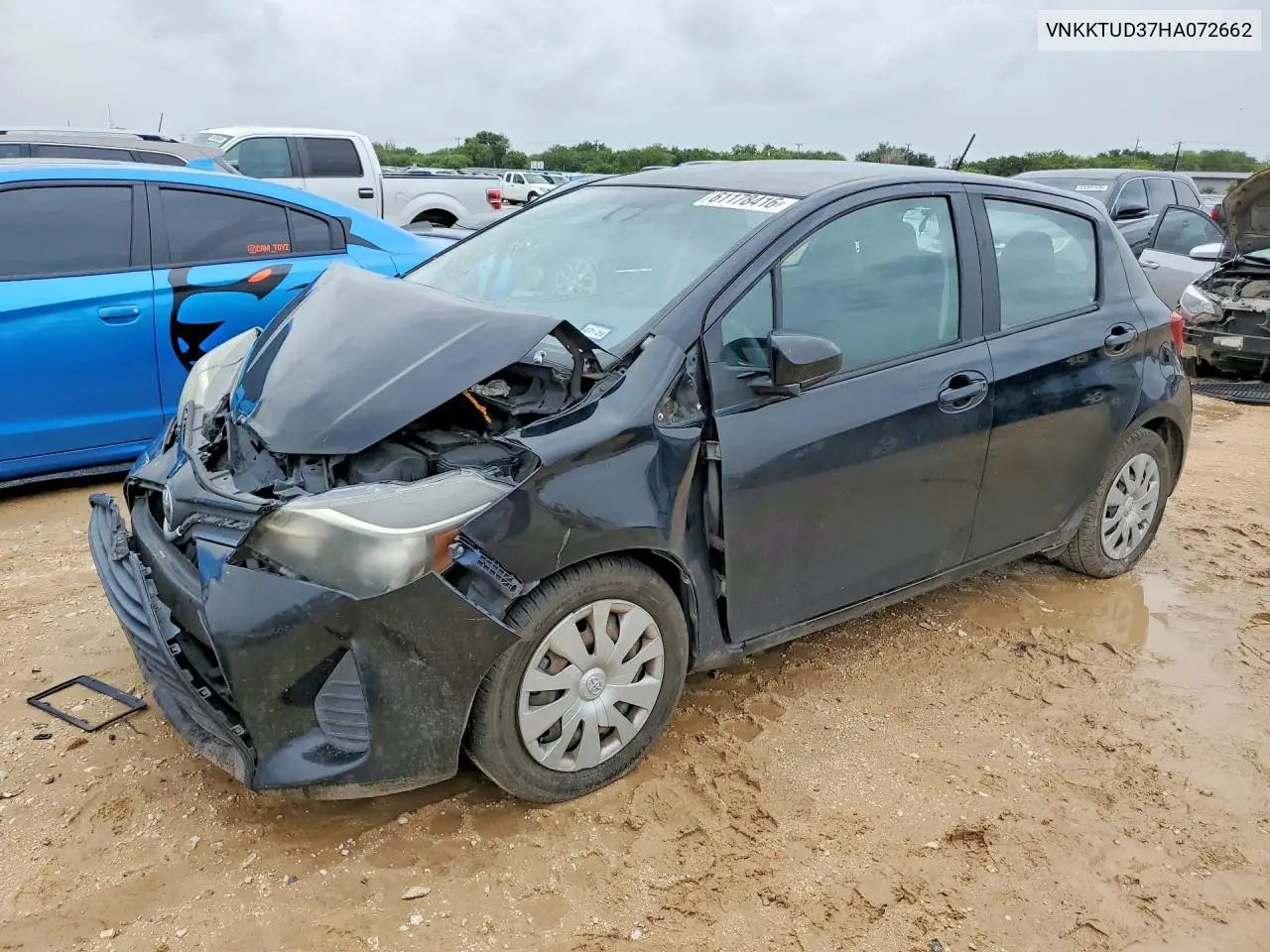 2017 Toyota Yaris 5-Door L Fleet VIN: VNKKTUD37HA072662 Lot: 61178416