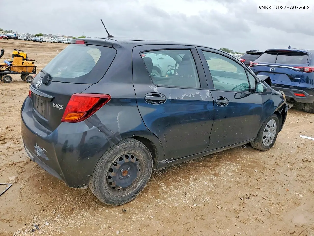 2017 Toyota Yaris 5-Door L Fleet VIN: VNKKTUD37HA072662 Lot: 61178416