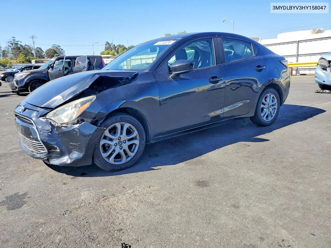 2017 Toyota Yaris Ia Base VIN: 3MYDLBYV3HY158047 Lot: 61248236