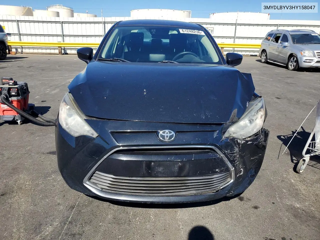 2017 Toyota Yaris Ia Base VIN: 3MYDLBYV3HY158047 Lot: 61248236