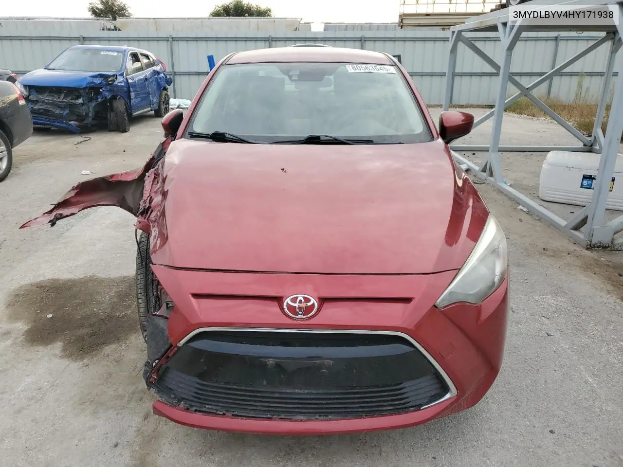 3MYDLBYV4HY171938 2017 Toyota Yaris Ia