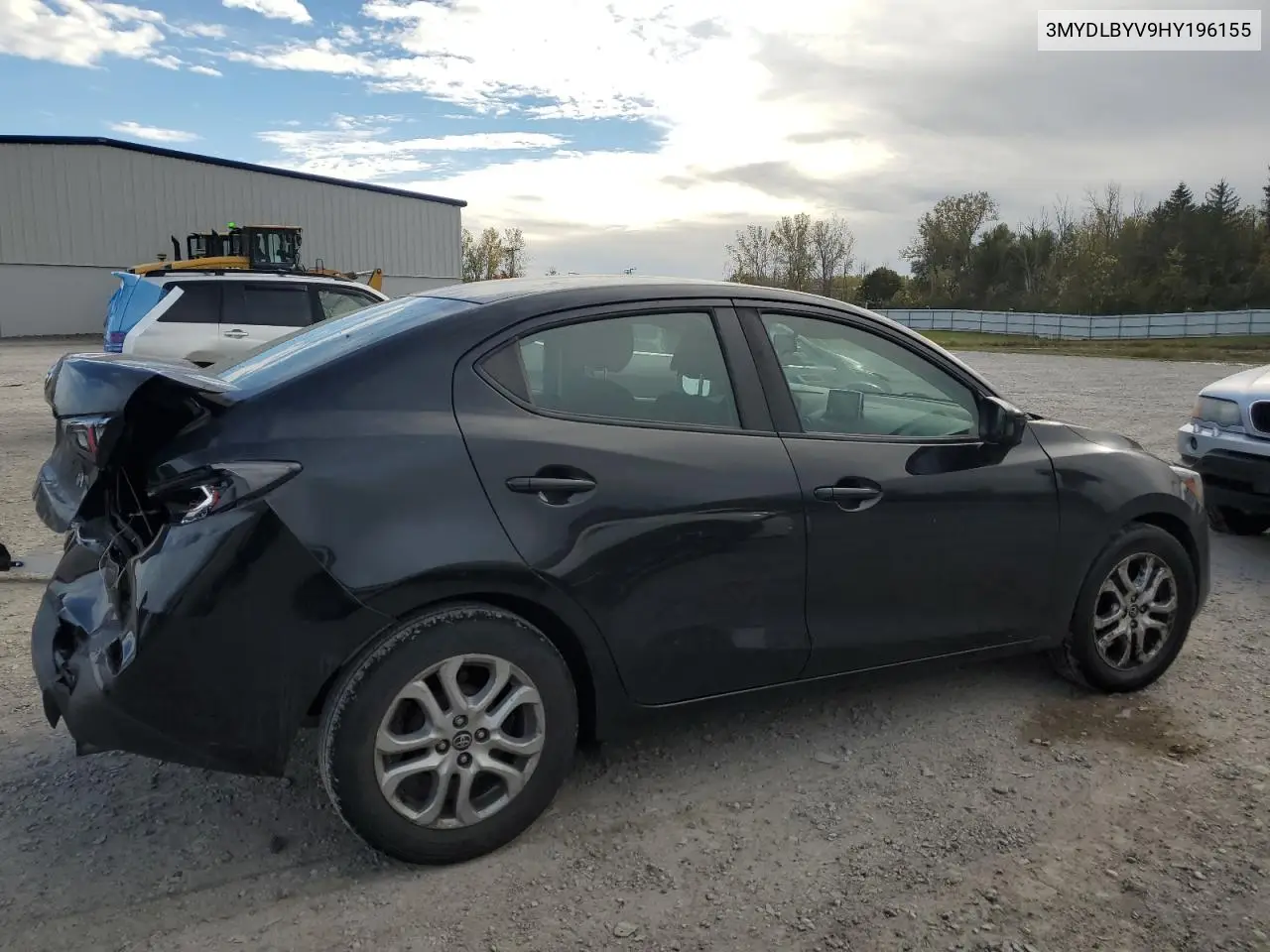 3MYDLBYV9HY196155 2017 Toyota Yaris Ia Base