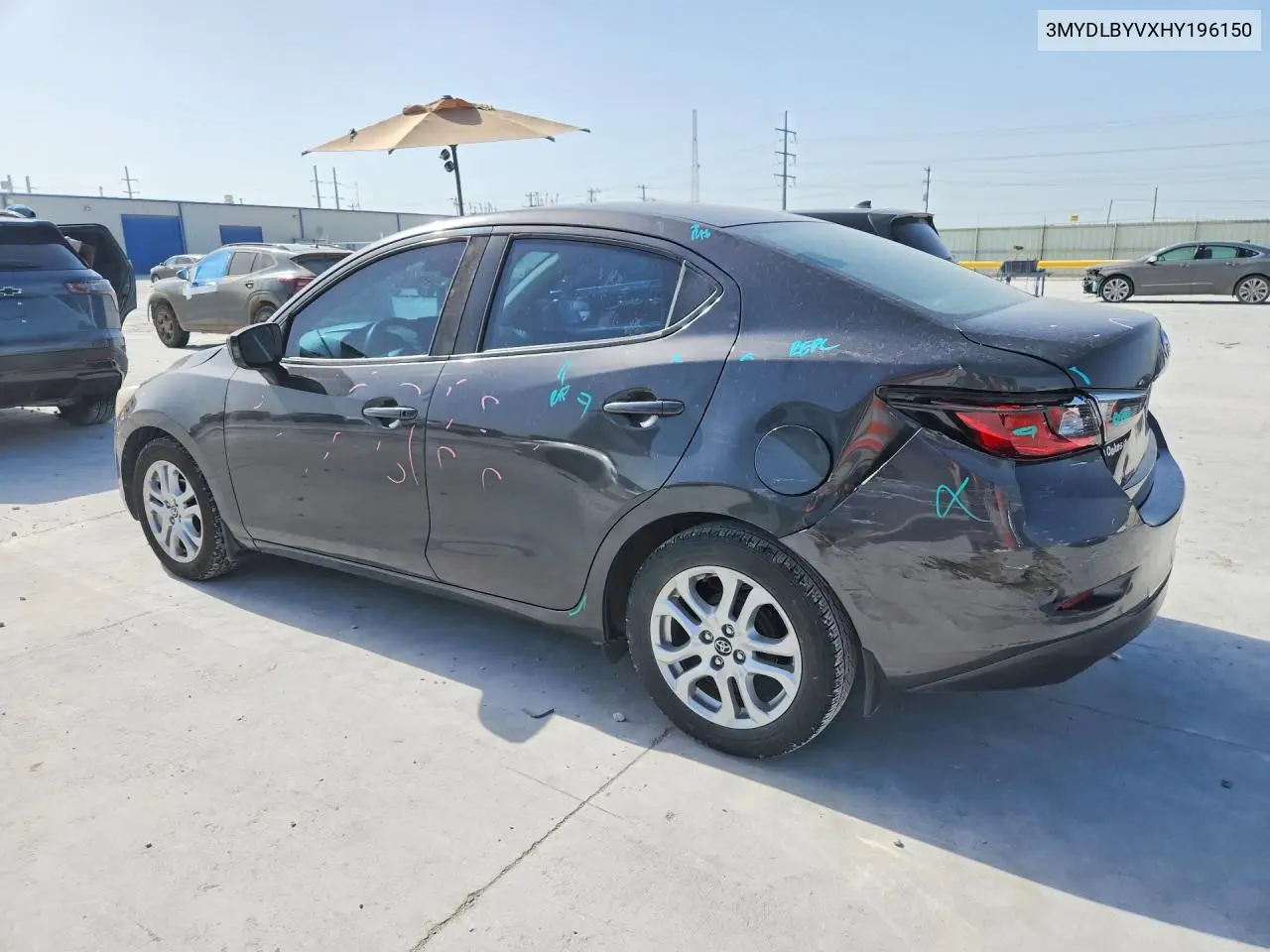 2017 Toyota Yaris Ia Base VIN: 3MYDLBYVXHY196150 Lot: 85980775