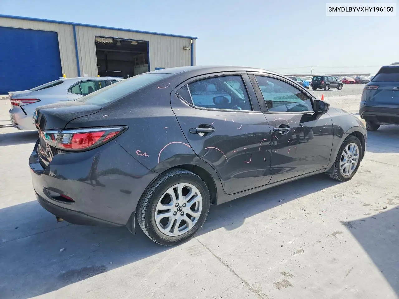 2017 Toyota Yaris Ia Base VIN: 3MYDLBYVXHY196150 Lot: 85980775