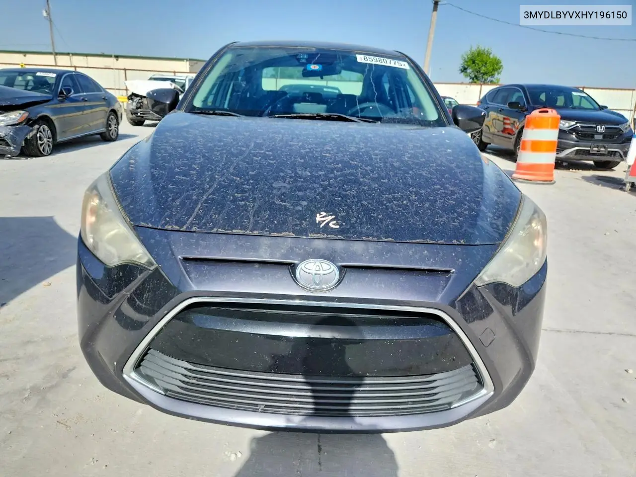 2017 Toyota Yaris Ia Base VIN: 3MYDLBYVXHY196150 Lot: 85980775