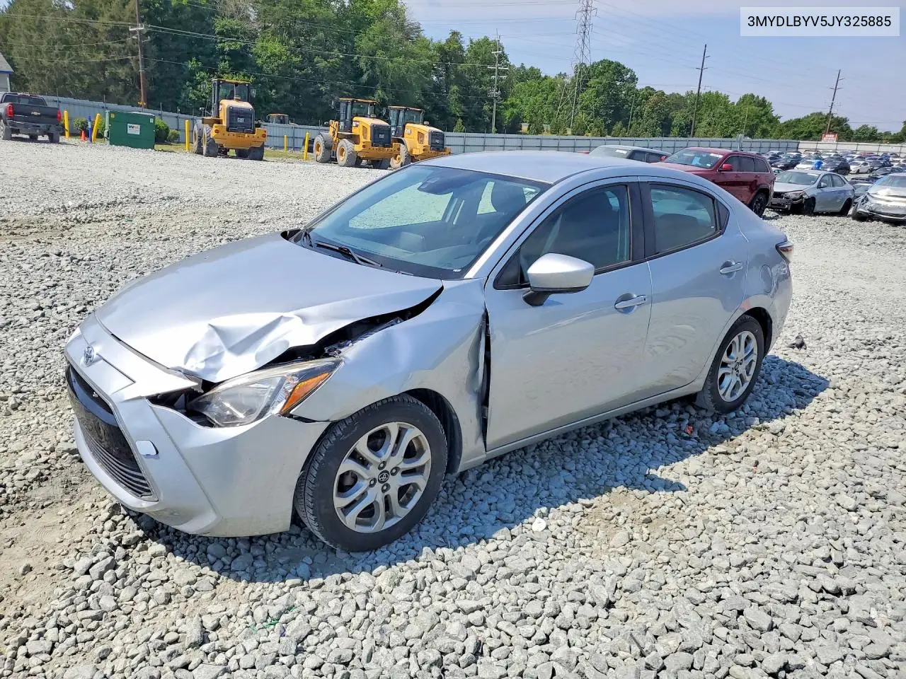 2018 Toyota Yaris Ia Base VIN: 3MYDLBYV5JY325885 Lot: 50055976