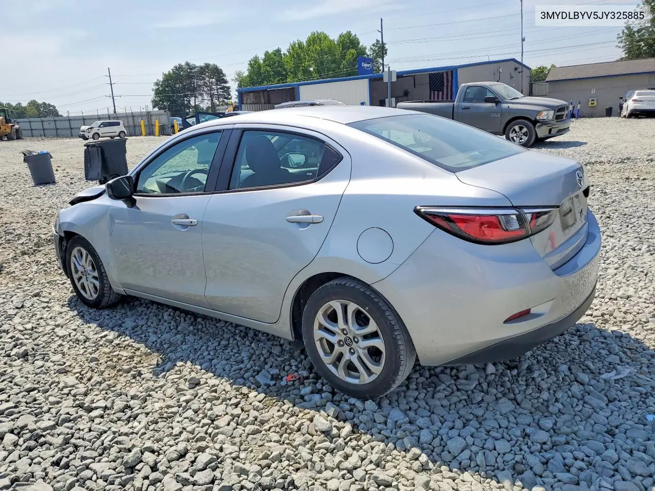 2018 Toyota Yaris Ia Base VIN: 3MYDLBYV5JY325885 Lot: 50055976