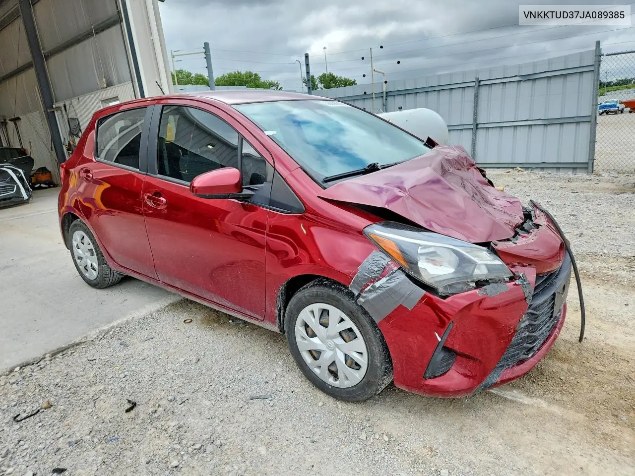 2018 Toyota Yaris 5-Door L VIN: VNKKTUD37JA089385 Lot: 56636936