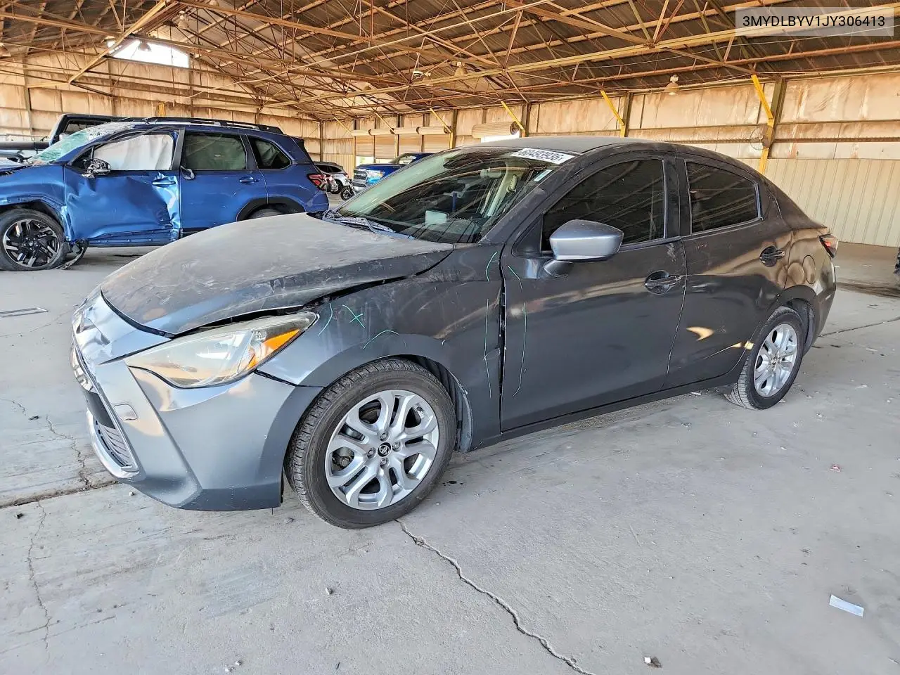 2018 Toyota Yaris Ia Base VIN: 3MYDLBYV1JY306413 Lot: 60493936