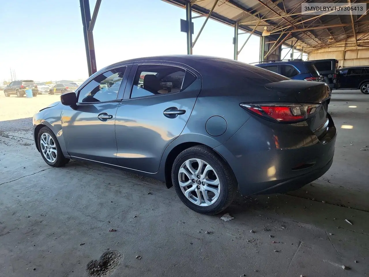 2018 Toyota Yaris Ia Base VIN: 3MYDLBYV1JY306413 Lot: 60493936