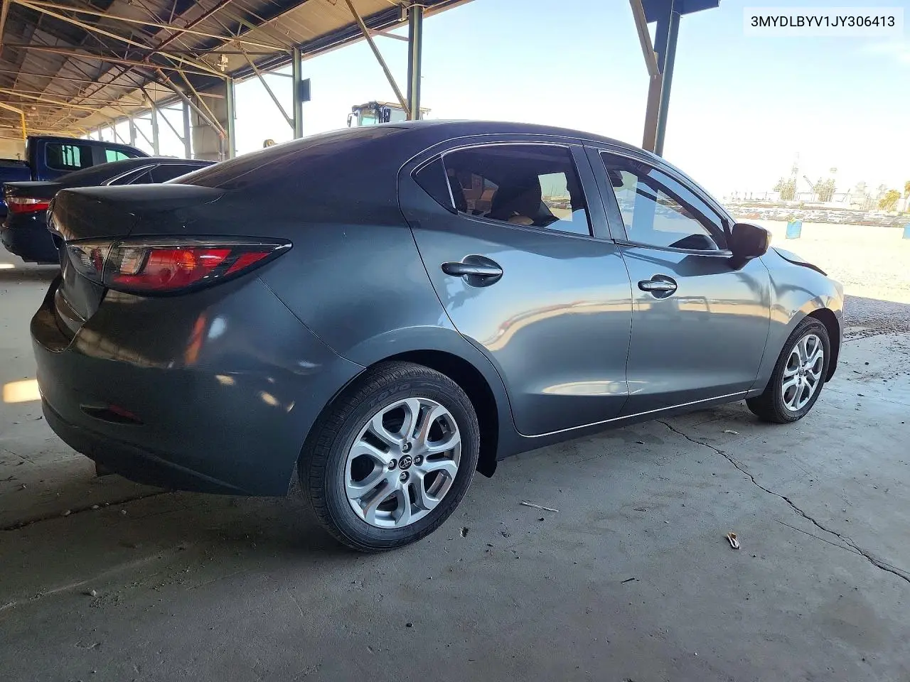 2018 Toyota Yaris Ia Base VIN: 3MYDLBYV1JY306413 Lot: 60493936