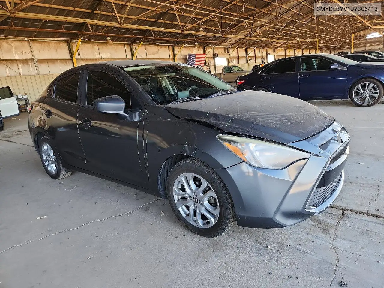 2018 Toyota Yaris Ia Base VIN: 3MYDLBYV1JY306413 Lot: 60493936