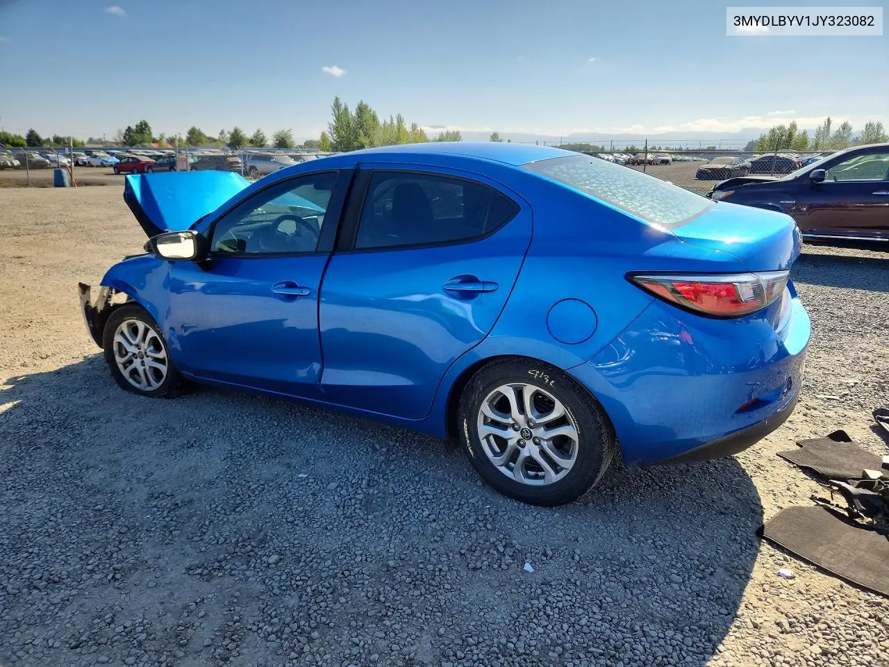 2018 Toyota Yaris Ia Base VIN: 3MYDLBYV1JY323082 Lot: 61307966