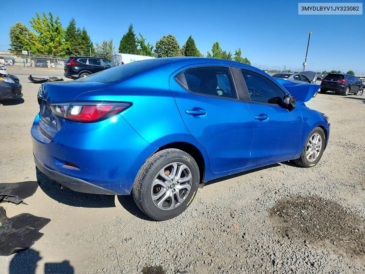 2018 Toyota Yaris Ia Base VIN: 3MYDLBYV1JY323082 Lot: 61307966