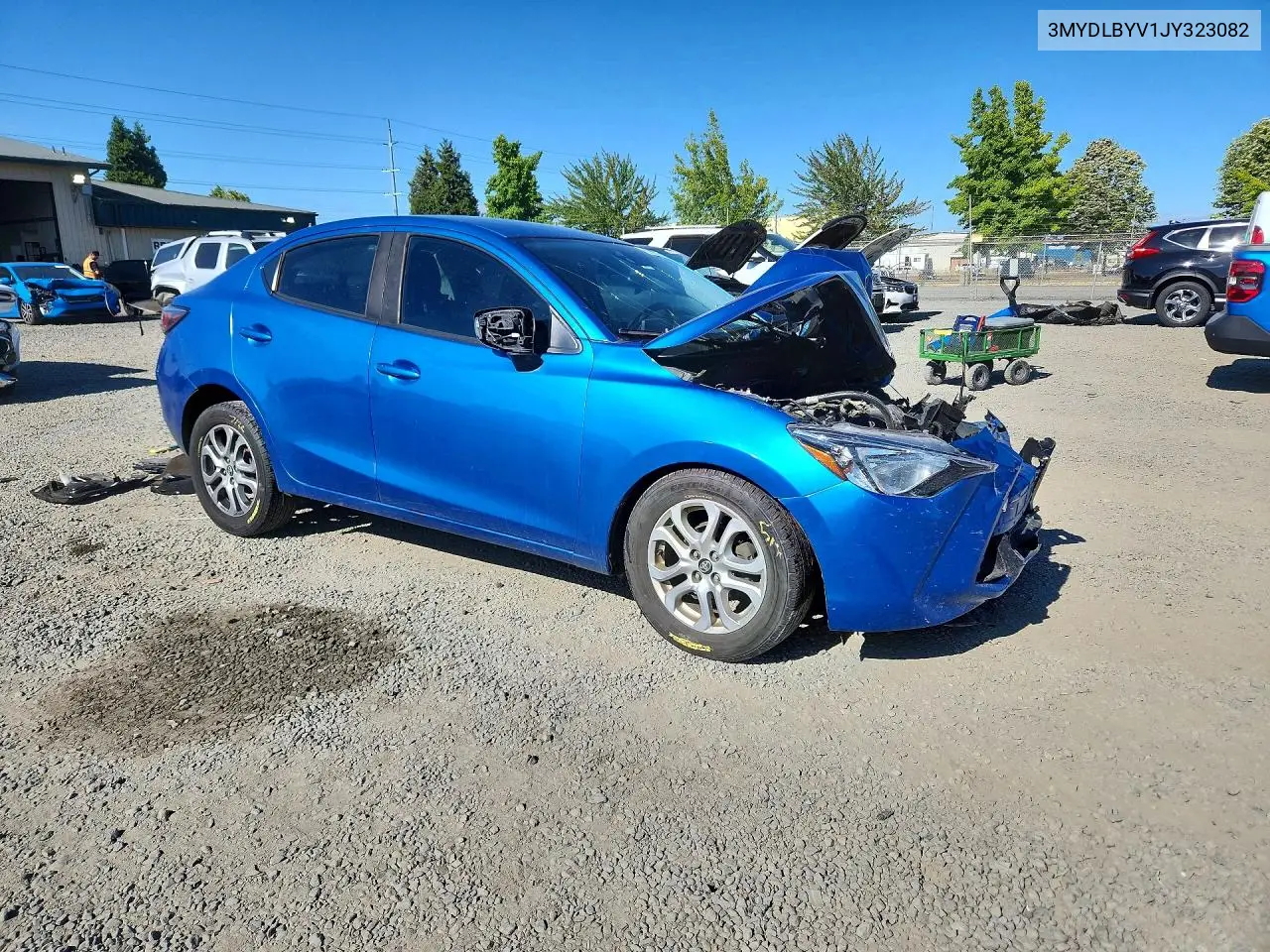 2018 Toyota Yaris Ia Base VIN: 3MYDLBYV1JY323082 Lot: 61307966
