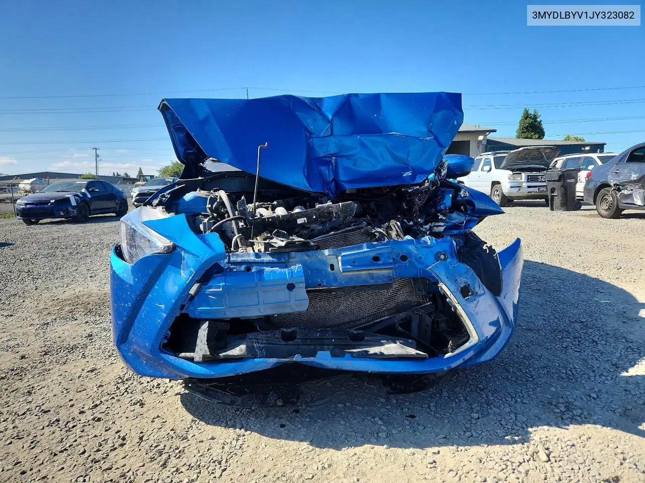 2018 Toyota Yaris Ia Base VIN: 3MYDLBYV1JY323082 Lot: 61307966