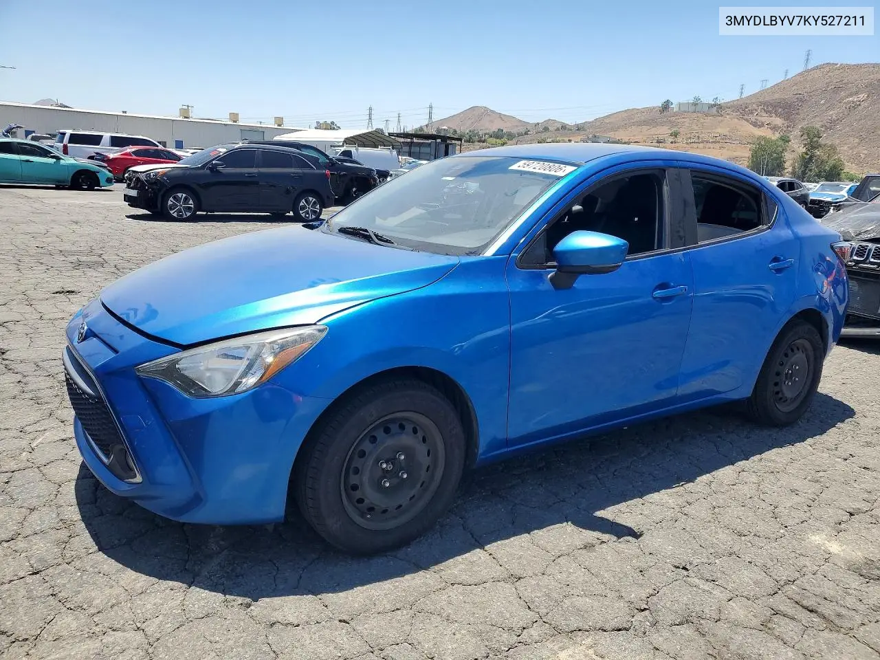 2019 Toyota Yaris Le VIN: 3MYDLBYV7KY527211 Lot: 59720806