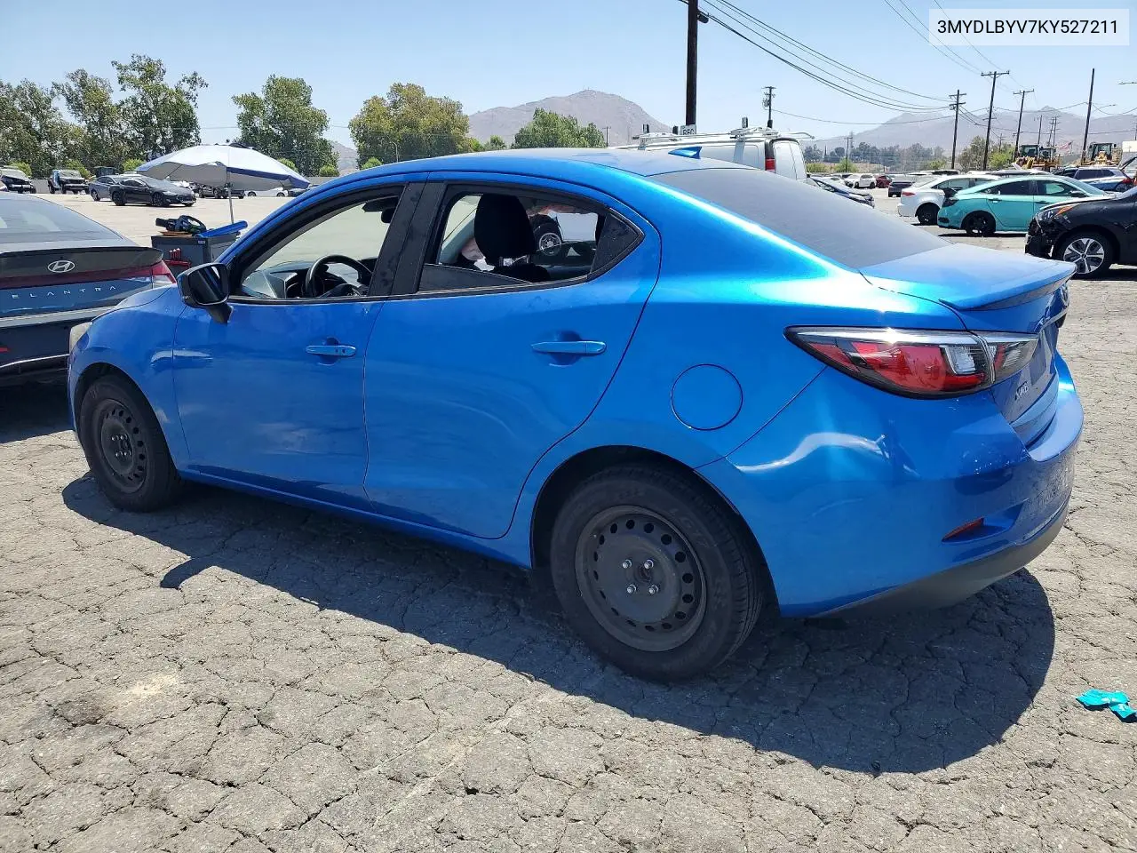 2019 Toyota Yaris Le VIN: 3MYDLBYV7KY527211 Lot: 59720806