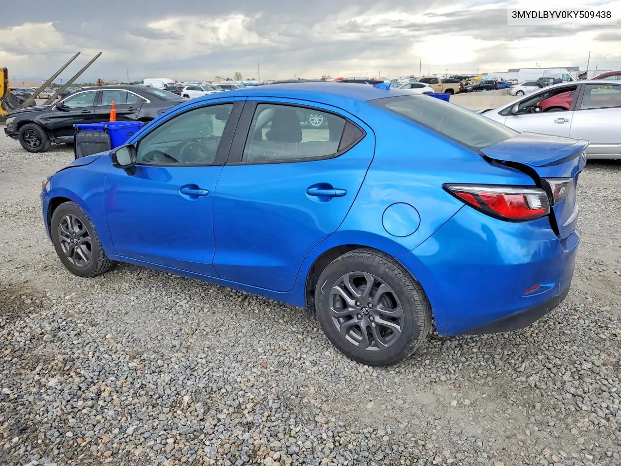 2019 Toyota Yaris Le VIN: 3MYDLBYV0KY509438 Lot: 59729466
