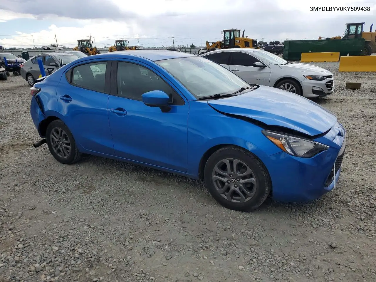 2019 Toyota Yaris Le VIN: 3MYDLBYV0KY509438 Lot: 59729466
