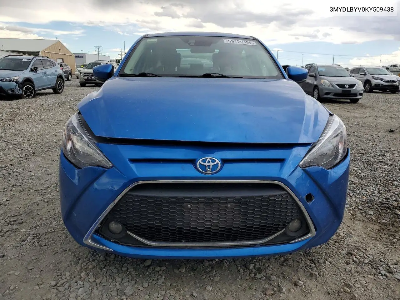 2019 Toyota Yaris Le VIN: 3MYDLBYV0KY509438 Lot: 59729466