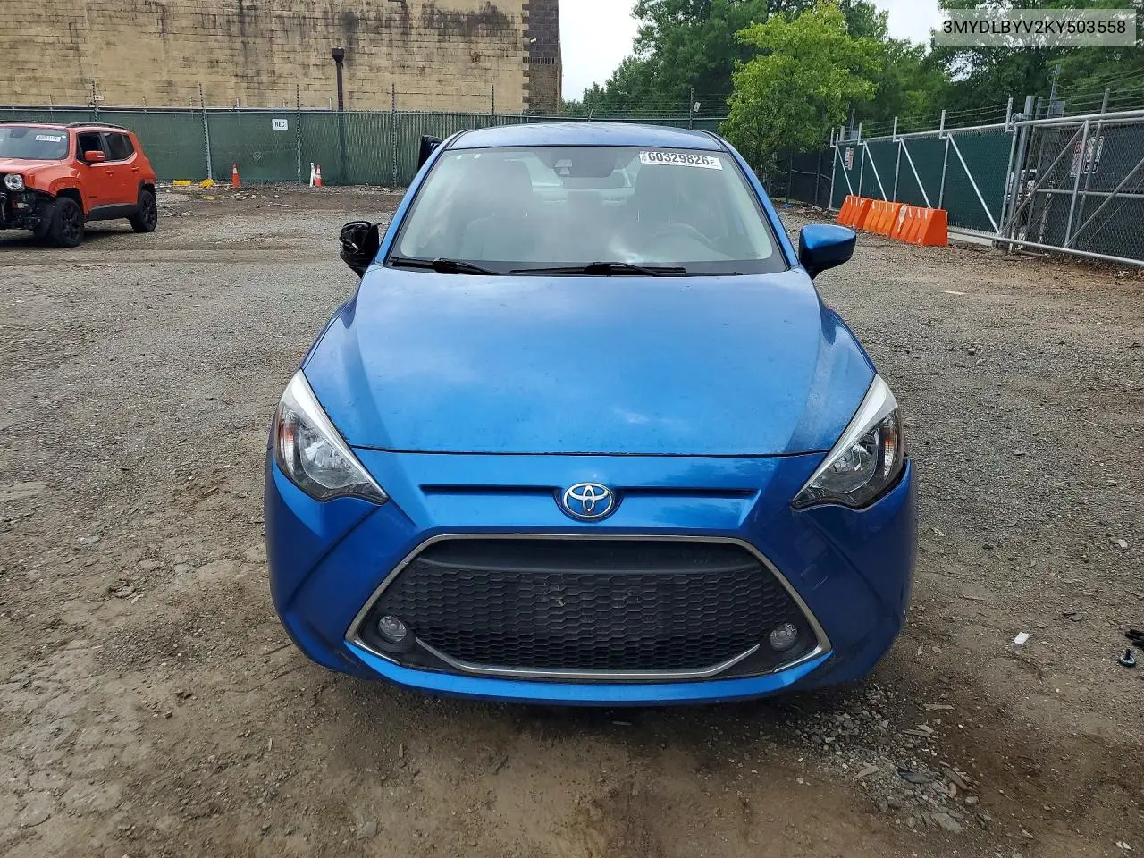 2019 Toyota Yaris Le VIN: 3MYDLBYV2KY503558 Lot: 60329826
