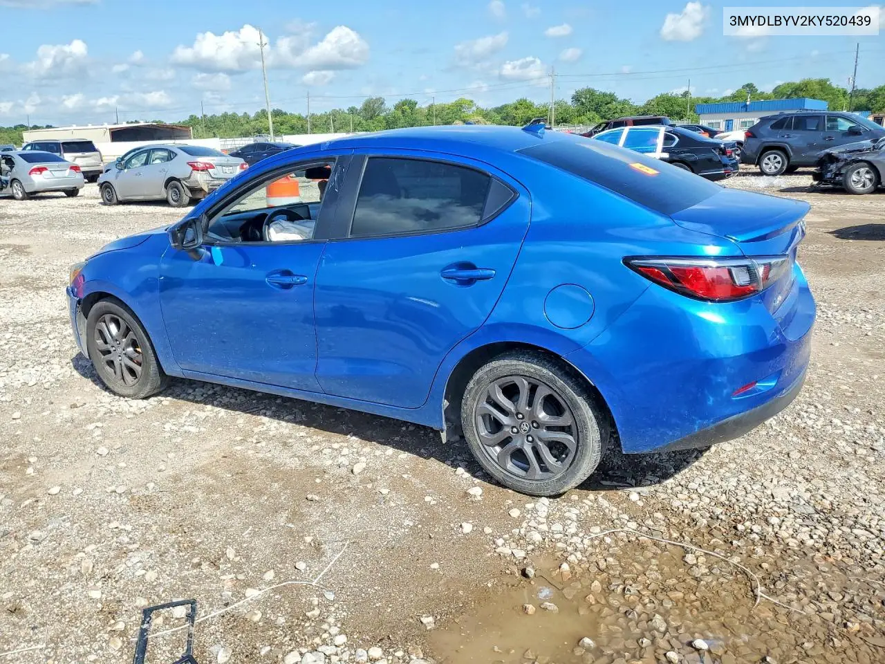 2019 Toyota Yaris Le VIN: 3MYDLBYV2KY520439 Lot: 60363136